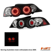 JDM Black LED Altezza Tail Lights for Honda Integra Series 1 2001 - 2004 & DC5 TYPE - R - Mars Performance